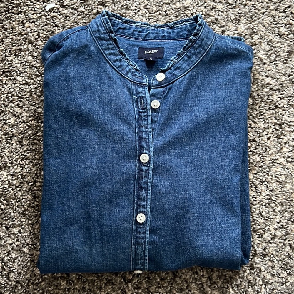 Jcrew jeans button down S